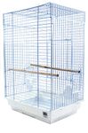 Cockatiel Bird Cage Starter Kit, 27 Inch Cage With Kabob Toy, Treat, and Wood Perch