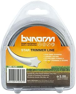 Bynorm 380-626 Star Trimmer Line, 3.0 mm Size, Grey