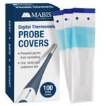 Mabis Digital Thermometer Oral Probe Covers, Box of 100, 2.7 Pound