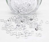 Bonnin 5000 Wedding Table Scatter Confetti Crystals Acrylic Diamonds Rhinestones for Table Wedding Decorations Bridal Shower Decorations Vase Beads Crystals 6-8 Tables (Clear)