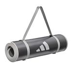 adidas Nitrile Butadiene Rubber Training Mat, 10 Mm, Grey