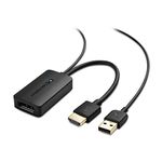 Cable Matters HDMI to DisplayPort Adapter (HDMI to DP Adapter) Supporting 4K Black