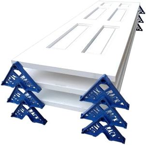 Stak Rack | 4 in 1 Painter's Accessory Tool | Stacking Design | Paint Interior or Exterior Doors, Trim & Kitchen Cabinet Doors| for Contractors & Homeowners (12)