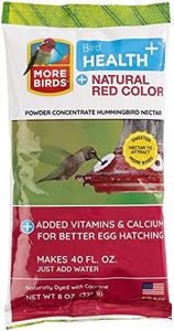 More Birds Bird Health+ Hummingbird Powder Nectar Concentrate, No Boiling Required, Red, 8 oz