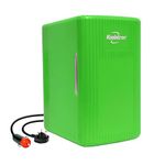 Koolatron Retro Mini Fridge For Bedrooms 12V Portable Cooler Warmer Refrigerator 6L Small 8 Can Table Top Quiet Mini Fridges For Food Drinks Skincare Kids Travel Home Car Green