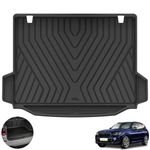 3W Boot Liner for BMW X4 G02/X3 G01(Without Mesh Pockt) 2019-2023,Recyclable TPE Heavy Duty,Pet Dog Friendly Trunk Mats,Waterproof,Anti Slip,Easy to Clean Car Accesories