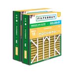 20x25x5 AirKontrol Aftermarket Replacement AC Furnace Air Filters - AFB Gold MERV 11 - Pack of 2 Filters. Designed to replace Dust Patroler DP2000.