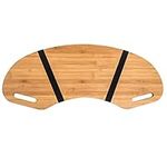 30.5" Wood Curved Lap Desk Table Tr