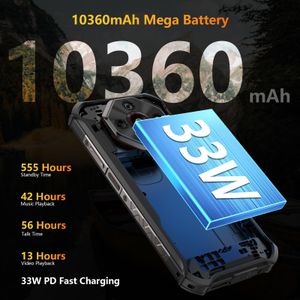 Ulefone Armor X16 Rugged Smartphone – 48MP Night Vision, 128GB, 10360mAh, 6.56" Waterproof 4G Dual SIM