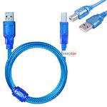 DHERIGTECH 3M USB DATA CABLE LEAD FOR OKI C321DN A4 Colour Laser Printer & FAST PRINTING FOR PC/MAC/WINDOWS