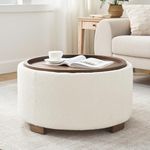 Zihanhome 30 Inch Round Storage Ott