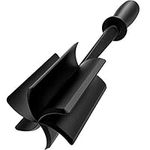 Hamburger Meat Chopper, VAVOLO High-Temp Heat-Resistant Ground Meat Masher, Versatile Nylon Non-Stick Ground Beef Masher with 5-Blade Head, Kitchen Gadgets, Dishwasher Safe(Black)