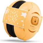 Schallwerk ® Mini+ Baby Ear Muffs (Lion Honey) – Noise Protection for Babies, Infants, Toddlers – CE & ANSI Certified – Kids Noise Reduction Headphones