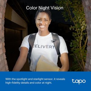 Tapo 2K Wireless Video Doorbell – Smart Home Security Camera