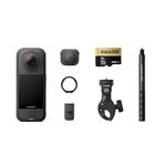 Insta360 X4 Air Motorcycle Bundle - Lightweight 165g 8K 360 Camera, Invisible Selfie Stick, Replaceable Lenses, Shoot First & Frame Later, Built-in Wind Guard, FlowState Stabilization