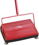 Fuller Brush 17052 Electrostatic Carpet & Floor Sweeper - 9" Cleaning Path - Lightweight - Ideal for Crumby Messes - Works On Carpets & Hard Floor Surfaces Red