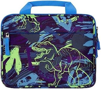 Choco Mocha 10 Inch Kids Tablet Sleeve Bag for Boys, Kids Tablet Carrying Case for Fire 7, Fire HD 8 Tablet, Kindle Kids Edition, iPad, Dinosaur, Blue