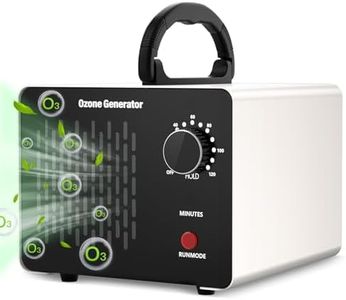 Ozongenerator 30000mg/Std Ozongerät, Ozonisator Industrieller O3 Ozon Luftreiniger mit 120 Min Timer für 300㎡ Geruchskiller Geruchsneutralisierer für Auto/Wohnung/Rauch/Haustiergerüche/Küchengerüche