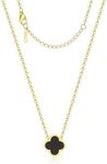 AIPPK 18K Gold Plated Clover Neckla