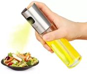 LIJIE 100 ml Cooking Oil Sprayer, Glass Bottle Oil Sprayer Mister for Air Fryer BBQ, Oil Spritzer for Salad Making, Baking (Pack Of 1) (1 Oil Sprayer)