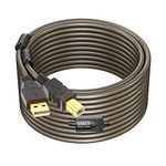 Printer Cable 50ft, TAISUSAN USB 2.0 USB A to B Printer Cord, Scanner Cord, High Speed Active USB Printer Cable,Printer USB Cable Compatible with HP Printer