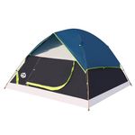 Northroad Camping Tent, 2/3 Person Dome Tent with Removable Rain Fly,Easy Setup Lightweight Tent for Outdoor Camp, Beach,Hiking,Black&Green