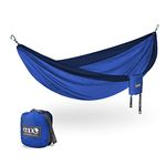 ENO, Eagles Nest Outfitters DoubleNest Lightweight Camping Hammock, 1 to 2 Person, Royal/Navy