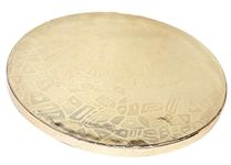 raama Rama Packaging Round Cake board, Cake Base Plate Cardboard Base Ideal for Pastries Cakes, Cake board for bakers, bakery, Size 10 inch Diameter, Gold (10.0" X 10.0") (Pack of 10)