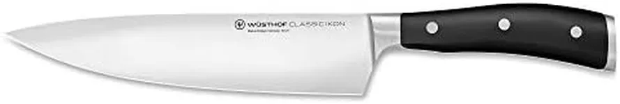 Wüsthof Classic Ikon 8 Inch Chef's Knife, Black, 20 cm