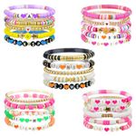 FTJKGH Taylor Friendship Bracelets, 25 Pcs Tour Friendship Bracelets, TS Friendship Bracelets, 1989 Swift Friendship Bracelets Gifts for Girls