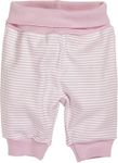 Schnizler Unisex Baby, Baby-pump pants interlock striped Sweatpants , Pink (White/Light-Pink), 50