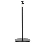 Projector Floor Stand, Universal Telescopic Projector Mount Round Base Metal 27-47 Inch Height Adjustable for Projector Camera Phone