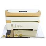 Anna Griffin Empress Machine - Electronic Embossing and Die Cutting Machines for Crafting, Scrapbooking & Card Making - Full Starter Kit: Cutting Plates, Die Set & 3D Embossing Folder, 13x6x6.1"