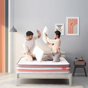 duroflex Boltt Plus 3 Zoned NRG Layer Medium Firm Queen Size 8 inch Bonnell Spring Euro Top Mattress with Extra Air Circulation and Coolness (75 X 60 X 6 + 2Inch)
