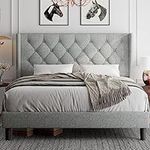 iPormis Queen Bed Frame Upholstered
