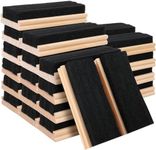 24 Pack Chalkboard Erasers Blackboard Eraser Premium Wool Felt Eraser Wood Chalk Eraser for Chalkboard Office School Teachers Kids