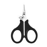 Fishing Braid Scissors, Stainless Steel Line Cutter for Saltwater & Freshwater, Serrated Shears with Retractor - Essential Carp Angling Tool Accessories (Scissors Only)