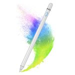 Stylus Pen for Touch Screens, Molichang Active Pen Digital Pencil Fine Point Compatible with iPhone iPad and Other Tablets (White)