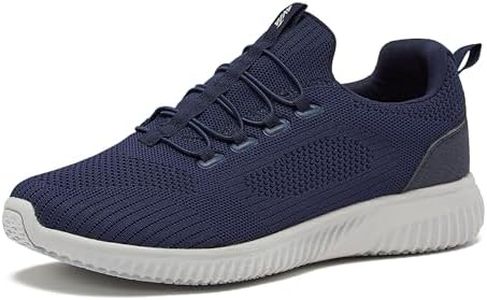 Avia Air Slip On Shoes for Men - Casual Comfortable Athletic Tennis Walking Sneakers for Men with Memory Foam - Sizes 7 to 16, Medium and Extra Wide Width - Black, Grey, Navy Blue & White Mens Shoes,