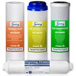 iSpring 4-PK RO Filter Replacement Kit for 5-Stage Reverse Osmosis