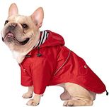 HDE Dog Raincoat Double Layer Zip R