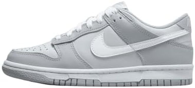 Nike Dunk Low (GS) Chaussures de basket, noir, pour garçons (gris, pour adolescents, taille 38 EU), 38 EU