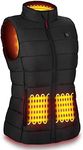 AGUG Heated Vest for Men/Women, Electric Heated Jacket Body Warmer Electric Heating Vest 3 Heating Levels,Battery Excluded