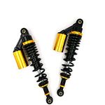 Cloud Rising Motorcycle Universal 340mm Rear Air Shocks Absorber for Honda Kawasaki Suzuki Yamaha Go Kart Scooters Sport Street Bike