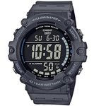 Casio Unisex-Adults Digital Quartz Watch with Plastic Strap AE-1500WH-8BVEF