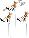 QWORK Fishing Rod Stand, 3 Pack 360