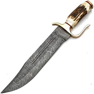 DAM-9192 Handmade Damascus Steel 15 Inches Hunting Knife
