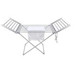 Towel Warmer,Portable Clothes Airer with Wings 230W Electric Heated Clothes Dryer Folding Energy-Efficient Laundry Drying Rack Indoor Airer 20 Bars