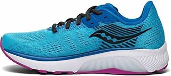 Saucony Women's Guide 14 Running Shoe,,Blue Blaze Berry,5 UK