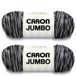 Caron Jumbo Prints Dalmatian Yarn - 2 Pack of 340g/12oz - Acrylic - 4 Medium (Worsted) - 595 Yards - Knitting/Crochet